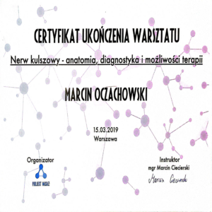certyfikat nerw kulszowy 2019